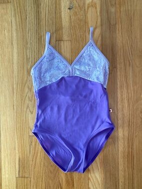Yumiko Purple and Lilac Leotard